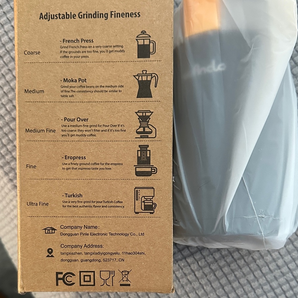 Electric Coffee Grinder - Gray - Picture 2 of 3